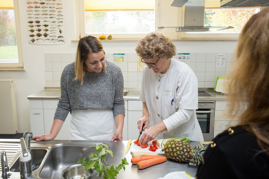 Ernährungsberatung in der Lehrküche